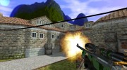 AWP with woodland Camo + new scope para Counter Strike 1.6 miniatura 2