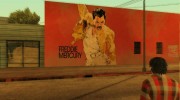 Freddie Mercury Art Wall для GTA San Andreas миниатюра 3