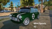 Mini Cooper S Gymkhana from DiRT: Showdown для GTA San Andreas миниатюра 11