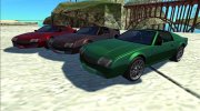 FlatQut Splitter Cabrio для GTA San Andreas миниатюра 5