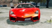 Lamborghini Reventon для GTA 4 миниатюра 6