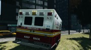Ford F-350 Ambulance FDNY для GTA 4 миниатюра 4