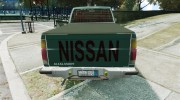 Nissan Pickup 1994 2Doors para GTA 4 miniatura 4