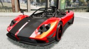 Pagani Zonda Cinque Roadster для GTA 4 миниатюра 1