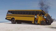 Caisson Elementary C School Bus для GTA 5 миниатюра 4