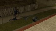 Неадекватный пед с миниганом para GTA San Andreas miniatura 5