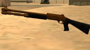 Golden Combat Shotgun (XM1014) for GTA San Andreas miniature 1