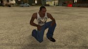 Белая майка на улице para GTA San Andreas miniatura 3