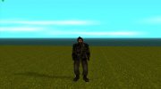 Член группировки Спектрум в кожаной куртке из S.T.A.L.K.E.R v.4 для GTA San Andreas миниатюра 2