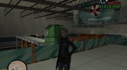 Jill Valentine в закрытом боевом костюме из RE 5 для GTA San Andreas миниатюра 2