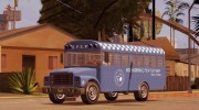 GTA V Vapid Police Prison Bus para GTA San Andreas miniatura 7