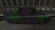 Качественные зоны пробития для 8.8 cm Pak 43 JagdTiger для World Of Tanks миниатюра 5