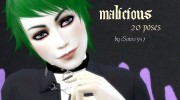 Malicious Posepack для Sims 4 миниатюра 1
