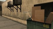 Холодное оружие в мусоре для GTA San Andreas миниатюра 5