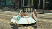 Rick and Morty Spaceship  for GTA 5 miniature 2