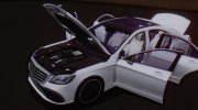 Mercedes-Benz S63 W222 2018 para GTA San Andreas miniatura 9
