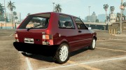 Fiat uno 1995 для GTA 5 миниатюра 3