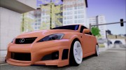 Lexus IS F для GTA San Andreas миниатюра 5