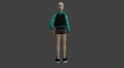 Excella girl skin para GTA San Andreas miniatura 4