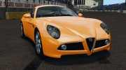 Alfa Romeo 8C Competizione для GTA 4 миниатюра 1