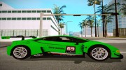 2015 Lamborghini Huracan 610-4 GT3 для GTA San Andreas миниатюра 5