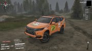 Mitsubishi Pajero Sport Dakar 4x4 2017 для Spintires 2014 миниатюра 1