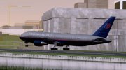 Boeing 767-200 United Airlines для GTA San Andreas миниатюра 8