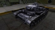 Темный скин для PzKpfw III для World Of Tanks миниатюра 1