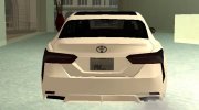 Toyota Camry XSE 2019 Lowpoly para GTA San Andreas miniatura 3