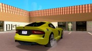 Dodge Viper SRT  GTS для GTA San Andreas миниатюра 4