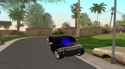 HUMMER  H2  FBI para GTA San Andreas miniatura 1
