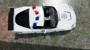 Chevrolet Corvette Z06 Police для GTA 4 миниатюра 9