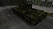 Скин для КВ-4 с камуфляжем для World Of Tanks миниатюра 3