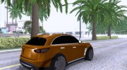 Infiniti FX37 v1 for GTA San Andreas miniature 3