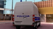 Mercedes Sprinter - Croatian Police Van for GTA San Andreas miniature 6