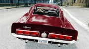 Shelby GT500 1967 для GTA 4 миниатюра 4