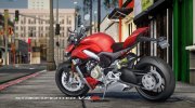 2020 Ducati Streetfighter V4S for GTA San Andreas miniature 2