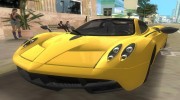 Pagani Huayra TT Black Revel for GTA Vice City miniature 1