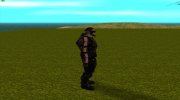 Шепард в N7 Защитник и в шлеме Делумкор из Mass Effect 3 para GTA San Andreas miniatura 5
