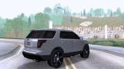 Ford Explorer Limited 2013 для GTA San Andreas миниатюра 2