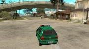 Volkswagen Golf Police для GTA San Andreas миниатюра 3