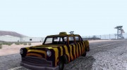 Zebra Cab из Vice City para GTA San Andreas miniatura 1