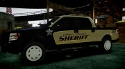 Ford F150 2010 Liberty County Sheriff for GTA 4 miniature 6