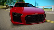 Audi R8 V10 Plus 2017 для GTA San Andreas миниатюра 11