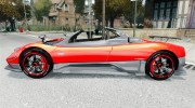 Pagani Zonda Cinque Roadster v2.0 для GTA 4 миниатюра 2