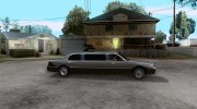 Lincoln Towncar limo 2003 для GTA San Andreas миниатюра 5
