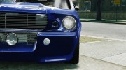 Ford Shelby Mustang GT500 Eleanor для GTA 4 миниатюра 12
