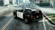 2015 Chevrolet Tahoe LAPD (Unlocked) for GTA 5 miniature 2