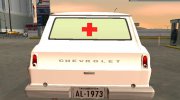 Chevrolet Veraneio 1973 Ambulância do INAMPS para GTA San Andreas miniatura 7