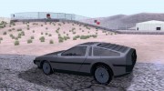 DeLorean (Straßenversion) para GTA San Andreas miniatura 2